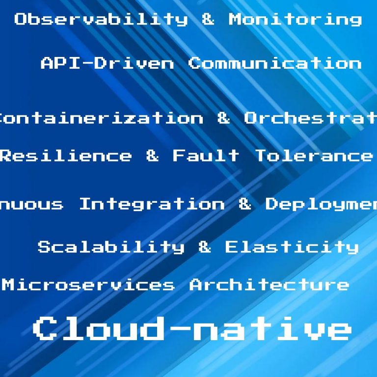 Main Principles Of Cloud Native Architecture